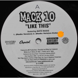 Mack 10 Feat. Nate Dogg ‎– Like This (12" / Vinyl)
