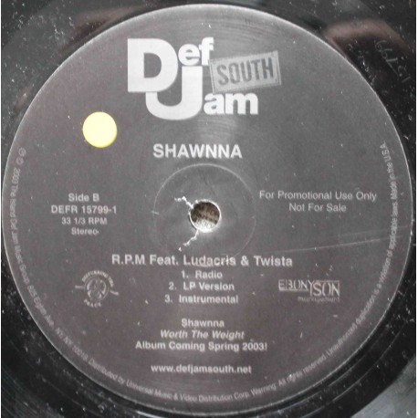Shawnna ‎– Posted / R.P.M. (12" / Vinyl)