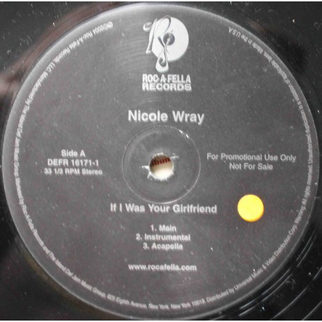 Nicole Wray ‎– If I Was Your Girlfriend (12" / Vinyl)