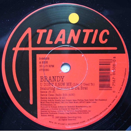 Brandy ‎– U Don't Know Me (Like U Used To) (12" / Vinyl)