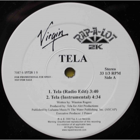 Tela ‎– Tela (12" / Vinyl)