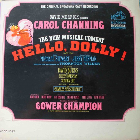 David Merrick Presents Carol Channing ‎– Hello, Dolly! (Original Broadway Cast) (LP / Vinyl)
