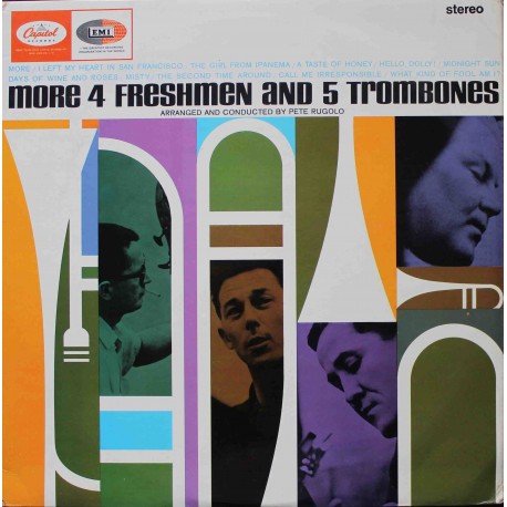 The Four Freshmen ‎– More 4 Freshmen And 5 Trombones /S PODPISY/ (LP / Vinyl)