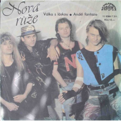 Nová Růže ‎– Válka S Láskou / Anděl Fantazie (7" / Vinyl)
