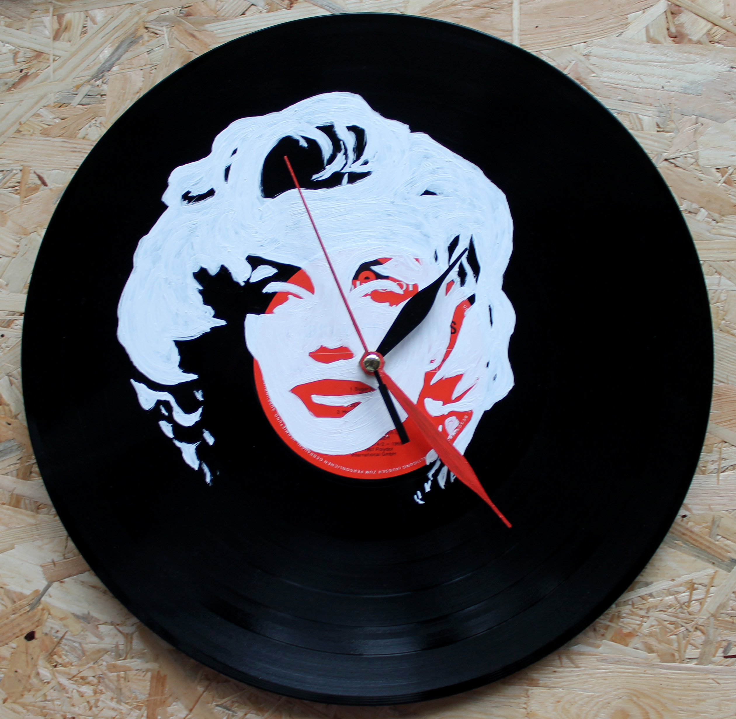 vinylové hodiny - Marilyn Monroe II