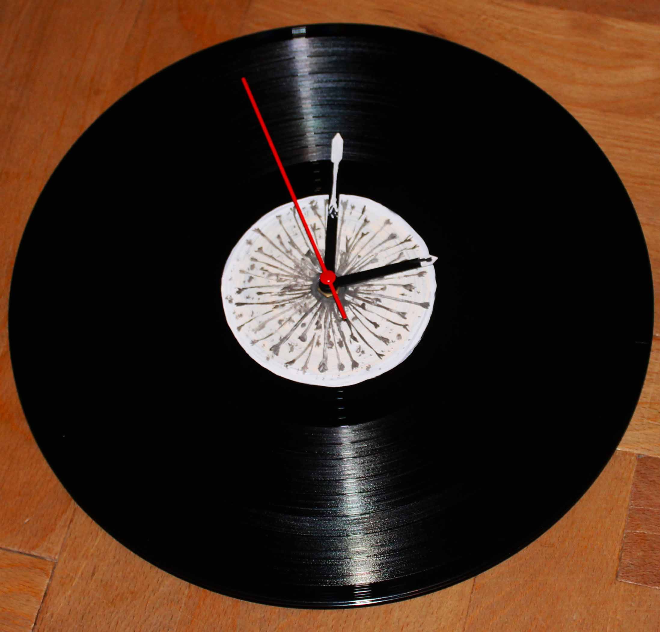 Vinylové hodiny - Pampeliška 